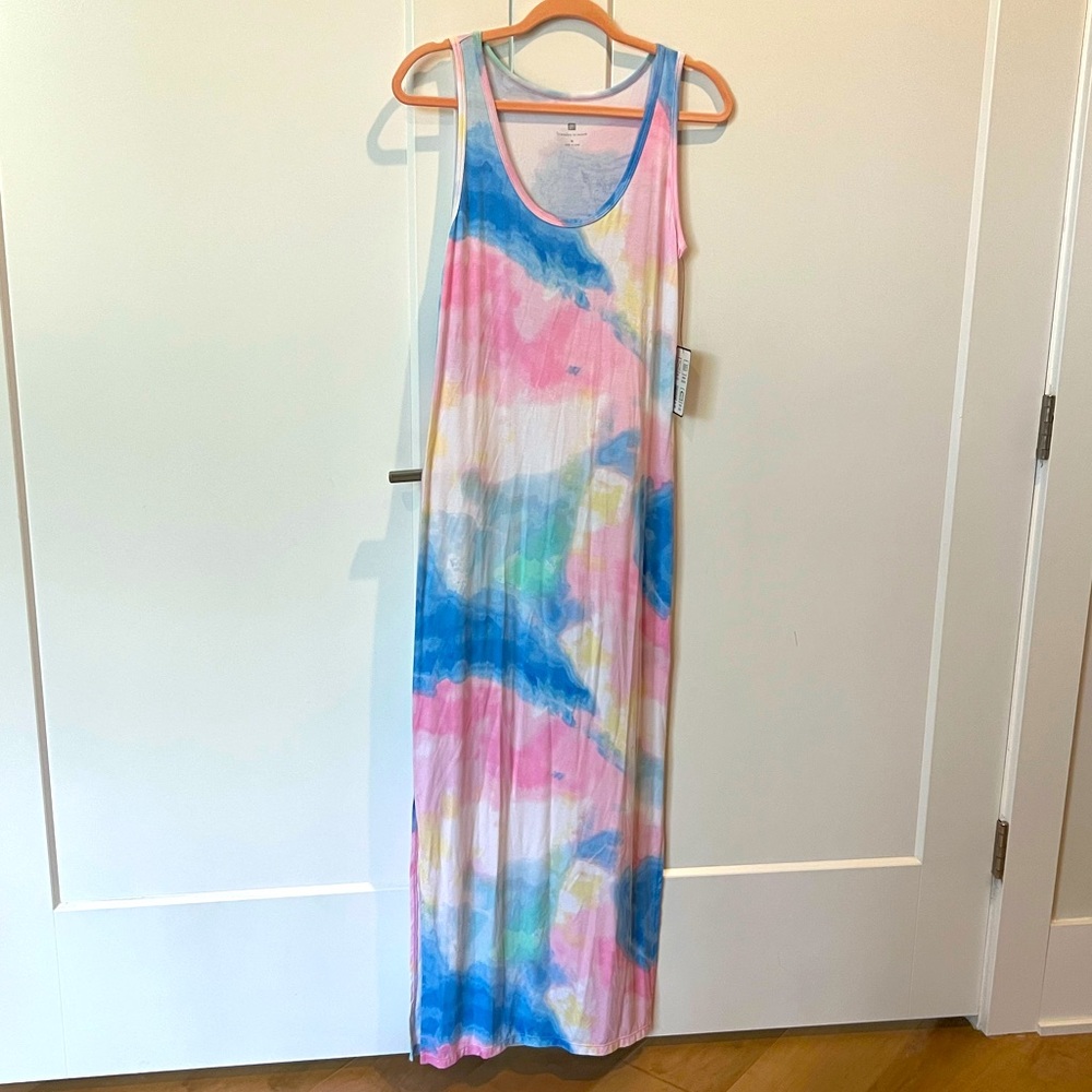 Tie dye dress, super soft stretchy cotton